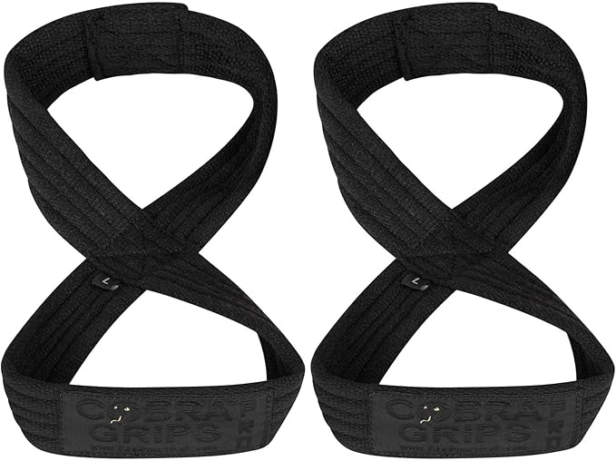 Deadlift Straps Figure 8 Loop Lifting Straps The #1 Choice for Power Lifters weightlifters workout Enthusiasts