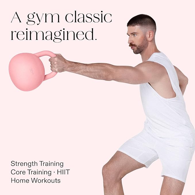 Bala Kettleball, Soft Kettlebell for Women - Kettlebells Strength & Core Training Equipment for Home Gym Workouts - Anti-Slip Grip Exercise Weights with Cushioned Impact-Resistant Base