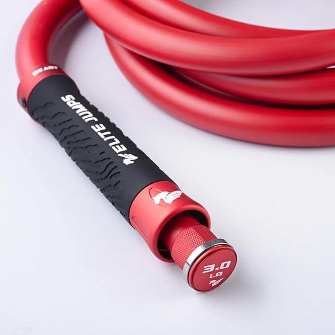 Muay Thai 3.0 Weighted Jump Rope for Men & Women - Professionally Designed for High-Intensity Training | Muay Thai, MMA & Fitness Jump Rope - Full Body Workout Weighted Rope