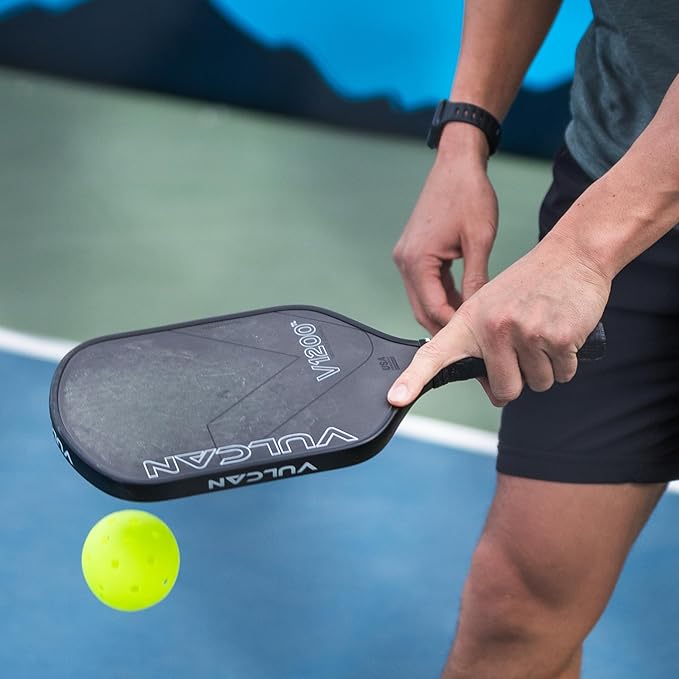 Vulcan | VPRO Flight Outdoor Pickleball Official Ball of The PPA Tour & MLP | 3, 6, 12, 36 & 100 Ball Pack | Hi-Vis Yellow