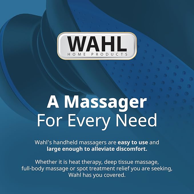 Wahl Lithium-Ion Deep Tissue Percussion Handheld Massager for Muscles, Back, Neck, Shoulder Pain Relief, Cordless, Adjustable Intensity, Long Battery Life, FSA Eligible, Model 4232