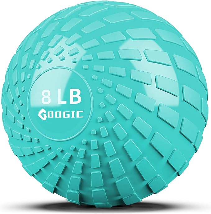 Slam Ball 8 lbs Medicine Ball Weighted Balls for Exercise and Workout, Strength, Cardio, Cross-Training and Core Workouts