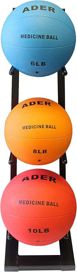 Ader Medicine Ball Set w/Rack
