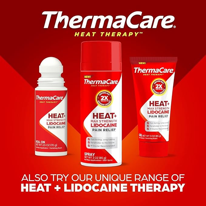 ThermaCare Advanced Back & Hip HeatWraps - Long-Lasting, Disposable Heat Therapy for Lower Back Pain, Muscle Soreness, & Herniated Discs - Drug-Free (L-XL, Pack of 5)