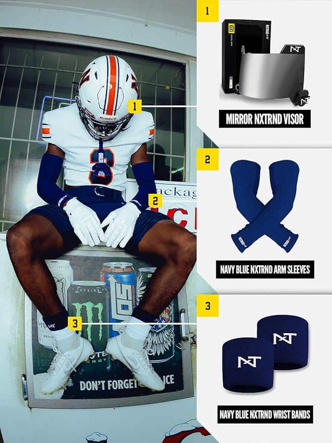 1 Pair Nxtrnd Compression Arm Sleeves for Men, Breathable Football, Basketball, Baseball Accessory, Adult & Kids
