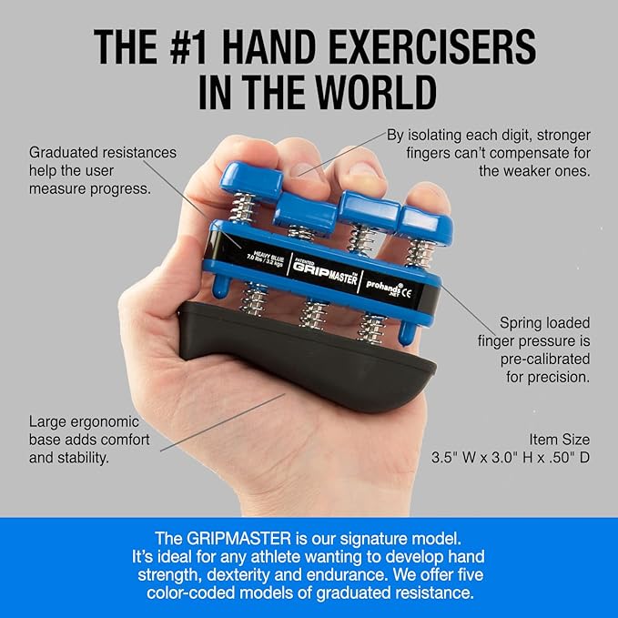 Prohands Gripmaster Medical Hand and Finger Exerciser