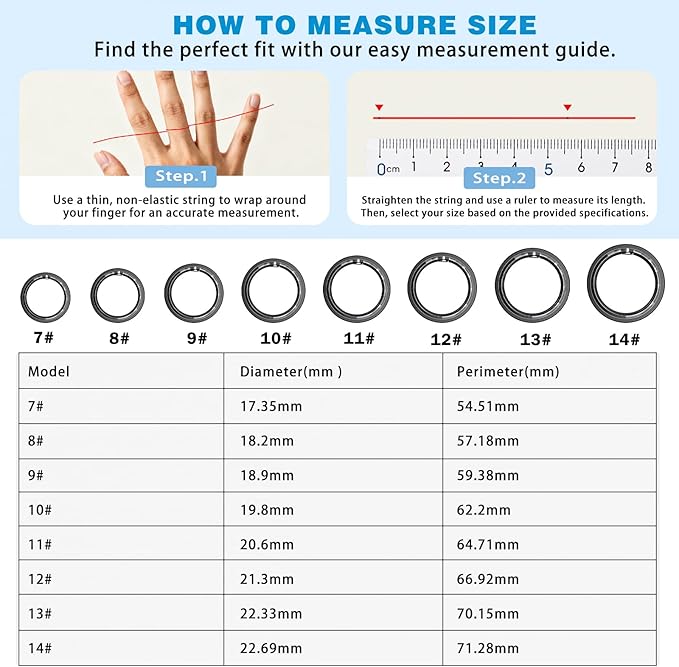 Activity Tracker Ring for Men Women, Smart Ring with Sleep Heart Rate, Health Tracker,IP68 Waterproof, Compatible with iOS and Android (Black 14)