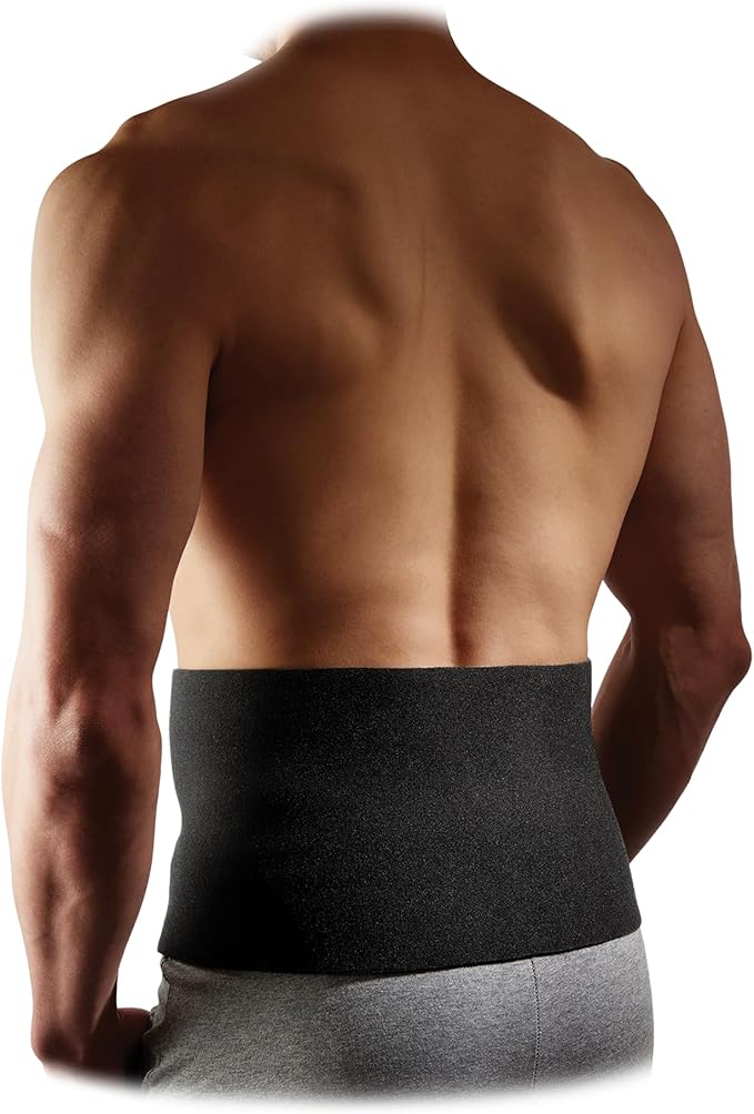 McDavid Sweat Band & Waist Trimmer Belt for Men, Back Support, Improves Posture During Workouts, Waist Trainer For Men