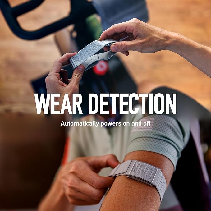 COROS Heart Rate Monitor, Comfort, Easy to wear, Auto-wear Detection, Advanced Sensor, Precise Data, Bluetooth, 38 Hours Battery Life, Connects up to 3 Devices at Once, for Run and Bike