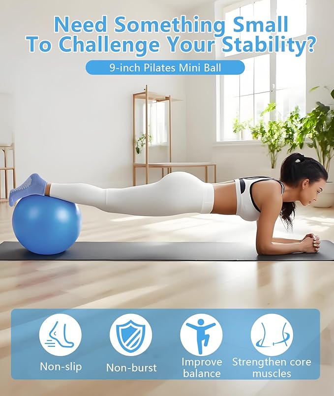 Pilates Ring Set with Adjustable Resistance - Full Body Workout Kit for Women, Portable Travel Bag & Anti-Slip Accessories