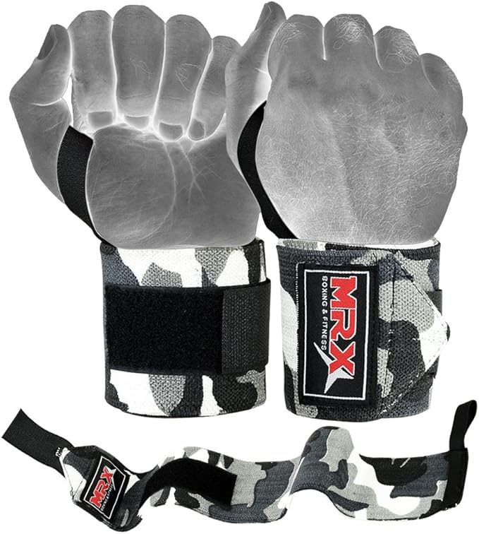 MRX Weight Lifting Gym Training Wrist Wraps for Wrist Support Bodybuilding Workout Wrap Men/Women