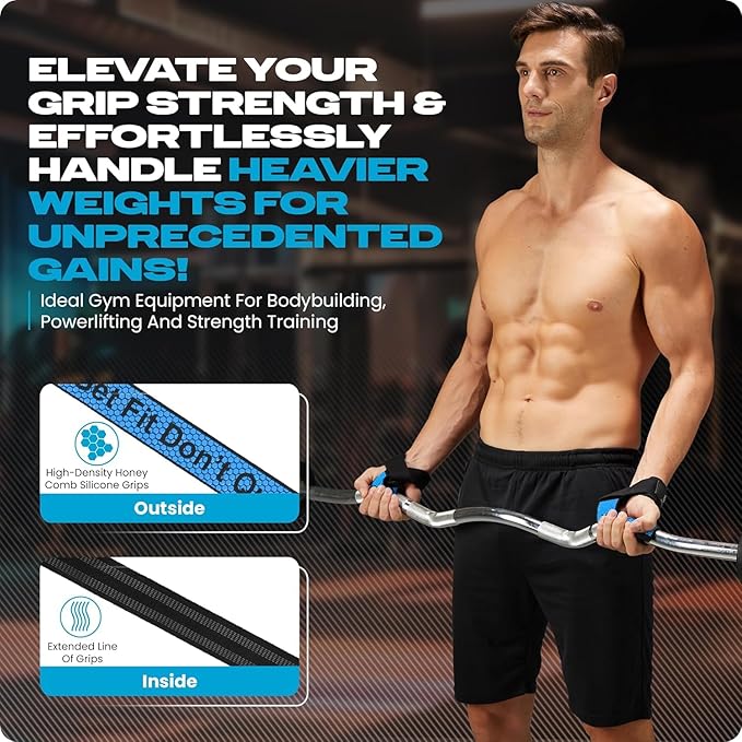Special Essentials Wrist Straps for Weightlifting and Weightlifting Wrist Wraps for Men & Women (2 Pair Bundle) Premium Padded Neoprene - Gym Lifting Straps