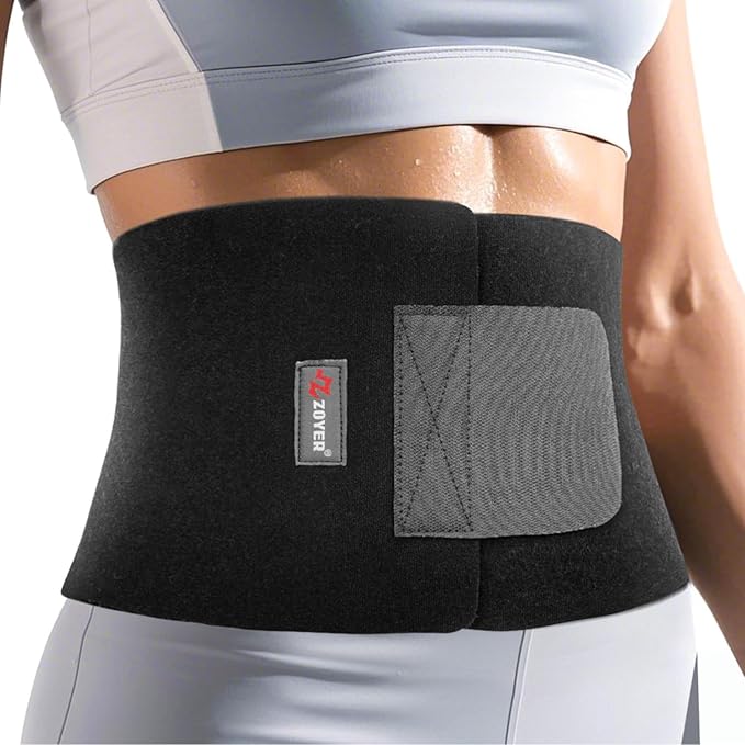 ZOYER Waist Trainer for Women Lower Belly Fat, Sweat Band for Stomach Weight Loss, Sweat More, Increase Core Stability