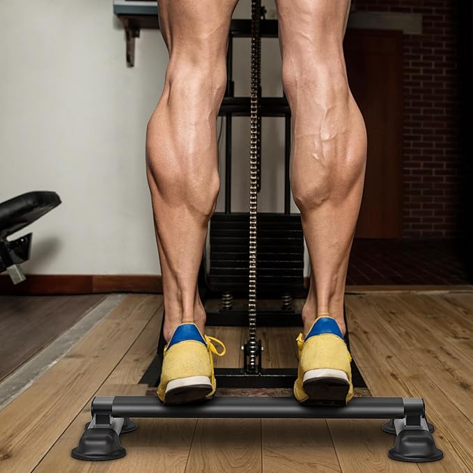 Kipika Versatile Calf Raise Bar - Heavy Duty Steel Standing Calf Raise Machine for Home Gym, Anti-Slip Design - Perfect for Calf Raises, Squats, Foot Stretches & Dip Exercises - Supports up to 800lbs