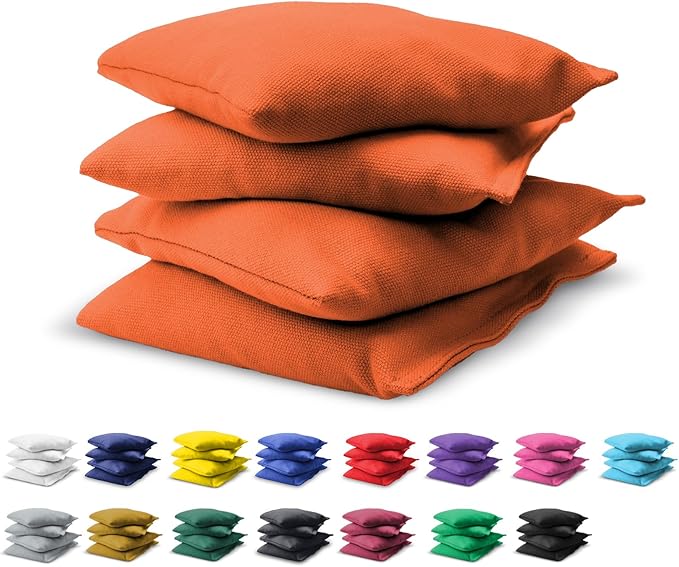 GoSports Cornhole Bean Bags Set of 4-16 Colors Available - Regulation All Weather, Mix and Match