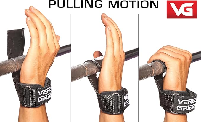 Versa Gripps Pro, Made in USA, Wrist Straps for Weightlifting Alternative, Best Training Accessory