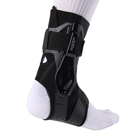 Shock Doctor L3 ZR Ankle Brace Right Black L