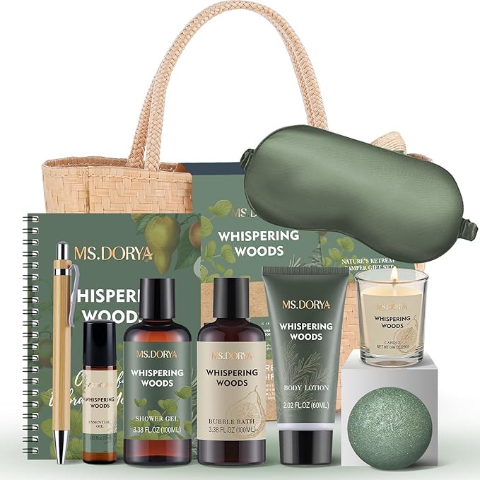 Gift Baskets for Women Spa Kit for Women 10 Pcs Birthday Gifts Set Home Skin Care Sets for Her Anniversary Valentine Day Gifts for Women Wife Girlfriend Grandma Sister