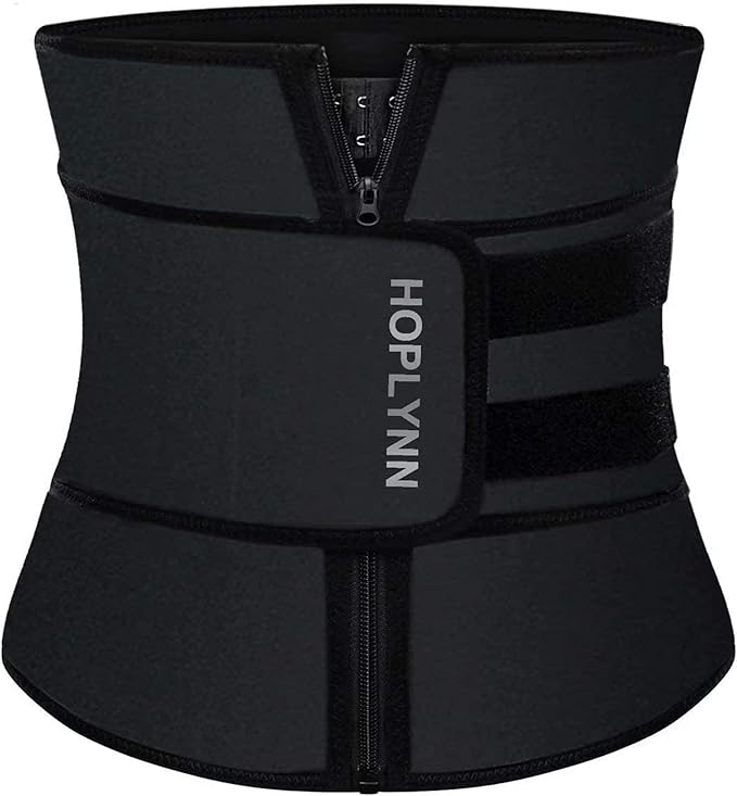 HOPLYNN Neoprene Sweat Waist Trainer Corset Trimmer Shaper Belt for Women