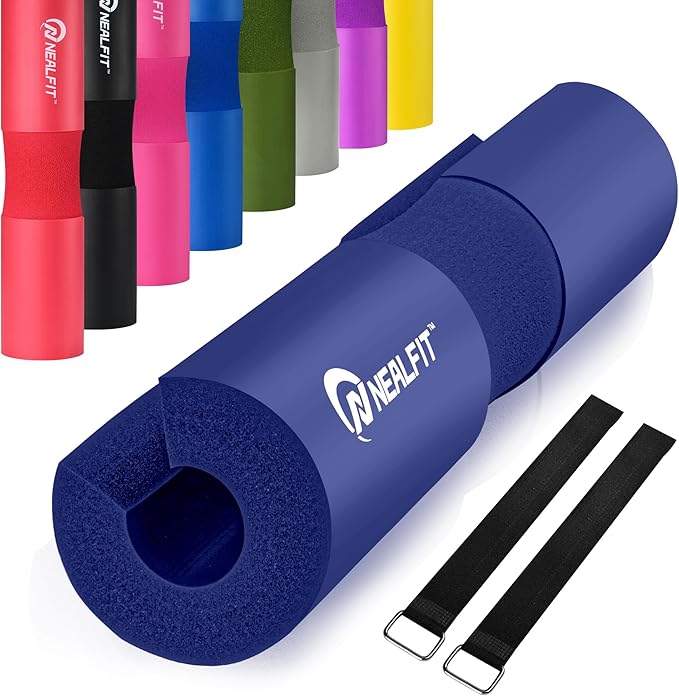 Barbell Pad Squat Pad for Squats—Squat Bar Pad—Great for Weightlifting,Lunges and Hip Thrusts—Foam Sponge Pad—Fit Standard and Olympic Bars Perfectly