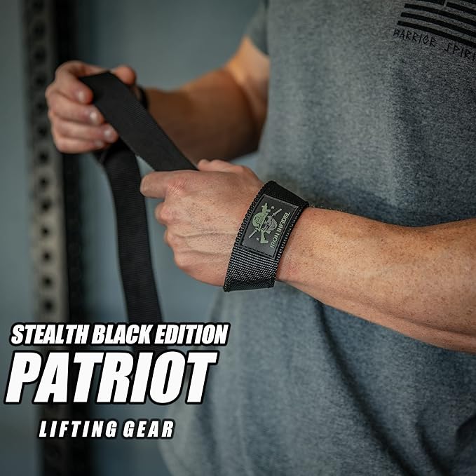 Iron Infidel Weight Lifting Straps - Wrist Straps for Weight Lifting, Deadlifting, Exercise, Crossfit, Strength Training, Olympic Lifts - Gym Straps for Grip Strength on Bar