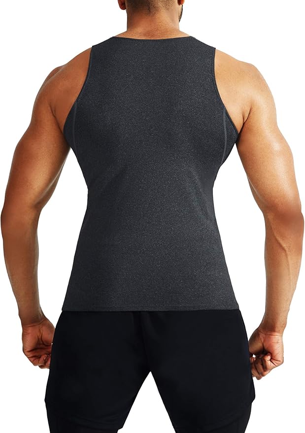NELEUS Men's 3 Pack Athletic Compression Under Base Layer Sport Tank Top