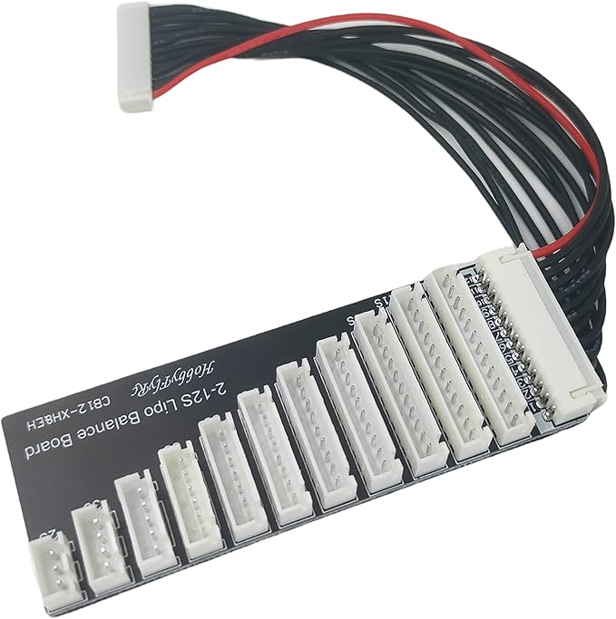 2S-12S Lipo Battery Balance Charger Extend Expansion Board Adapter Converter for RC Vehicles Lipo Battery Charging for iCharger X12 Parallel Charging Plate Balance Board for Lipo Balance Charger