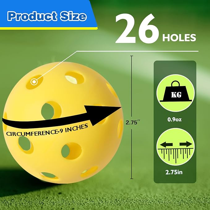 GSE Games & Sports Expert Practice Baseballs, Plastic Baseballs Training, Hollow Airflow Softballs for Pitching, Batting, Catching for All Skill Levels (Several Styles Available)