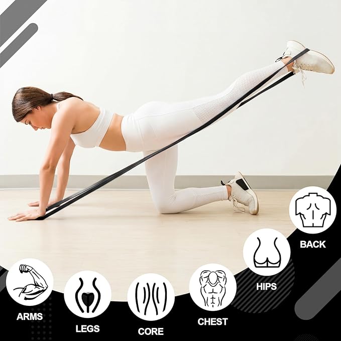 Outus 24 Pack Resistance Bands Bulk Pull up Assist Bands for Strength Training Physical Therapy Group Workouts & Home Fitness Portable Stretch Band for Men Women
