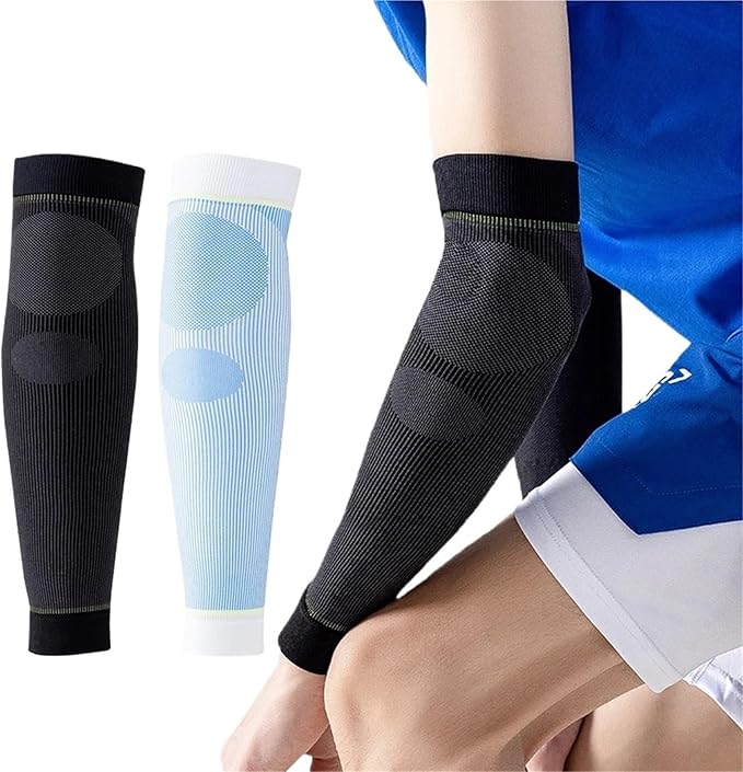 2 Pair Compression Arm Sleeve For Men Women Full Support For Outdoor Sports, Cycling