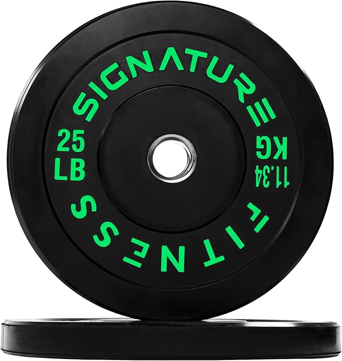 Fitvids Olympic Bumper Plates Set, 2" Weight Plates for Strength Training & Weightlifting, Paris or Set or Set with Barbell, Multiple Options
