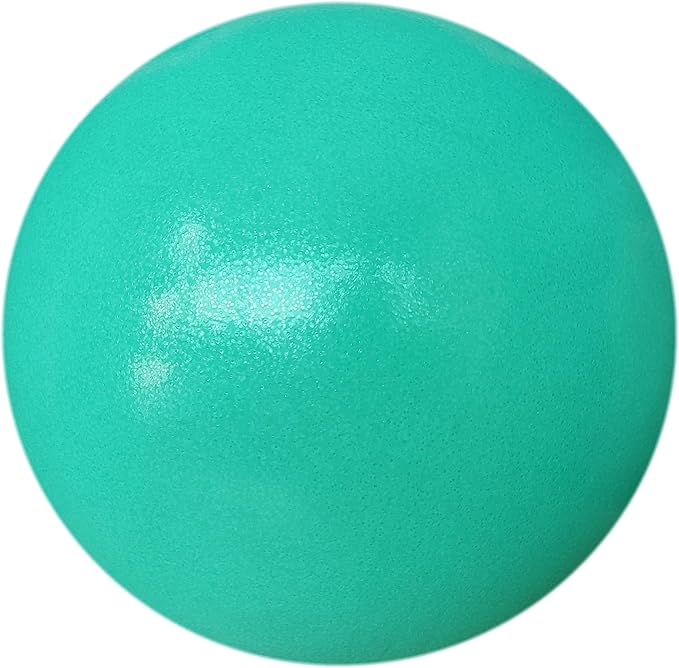 AppleRound Exercise Ball with Pump, 9-Inch Small for Pilates, Yoga, Core Stability - Choose: [Pack of 1 Ball + 1 Pump] or [Pack of 2 Balls + 1 Pump]