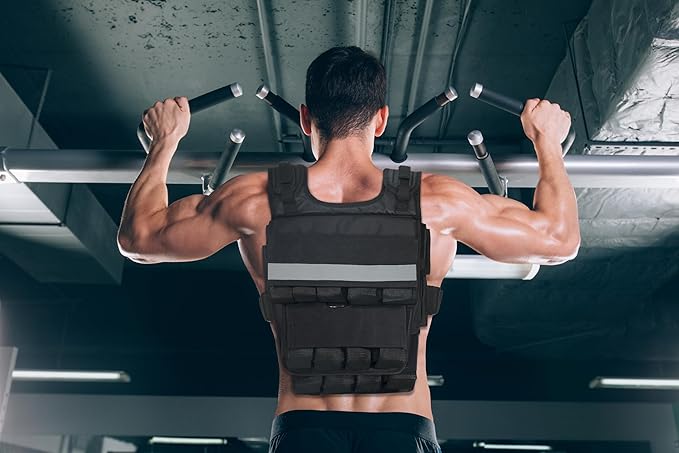 CAP Barbell Adjustable Weighted Vest | 20-150 lbs | Heavy-Duty Workout Vest with Removable Iron Weights for Strength Training, Cardio, Running, and Calisthenics