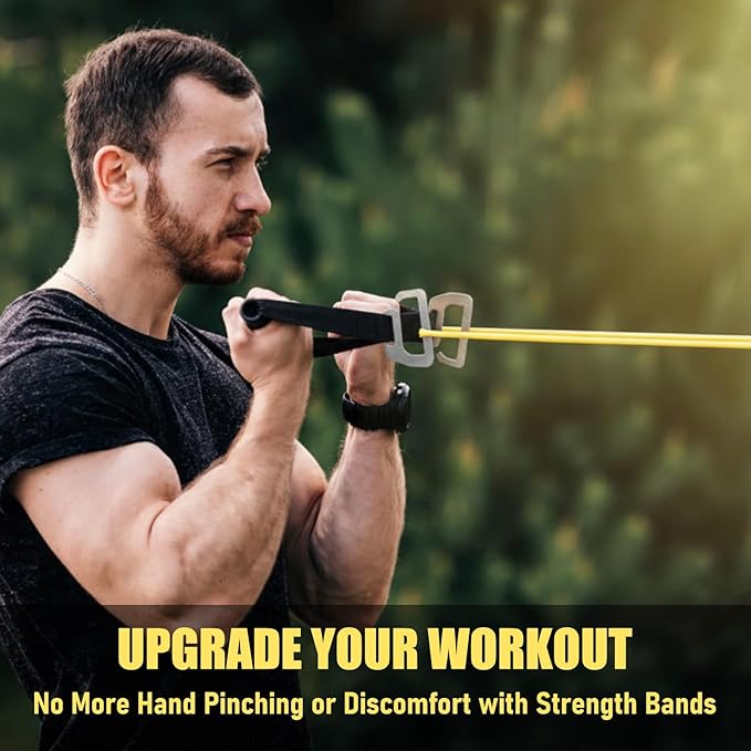 Shappy 8 Pcs Resistance Bands (5-85lbs) Exercise Workout Pull up Assist Bands with Handles for Woman Man Working Out Fitness Training Physical, Carry Bag Included