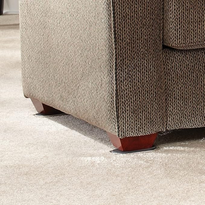 Super Sliders Reusable Furniture Slider Movers for Carpet– Quickly and Easily Move Any Item, 9-1/2” x 5-3/4” Large and 3-1/2” x 6” Small Combo Pack (8 Pieces)
