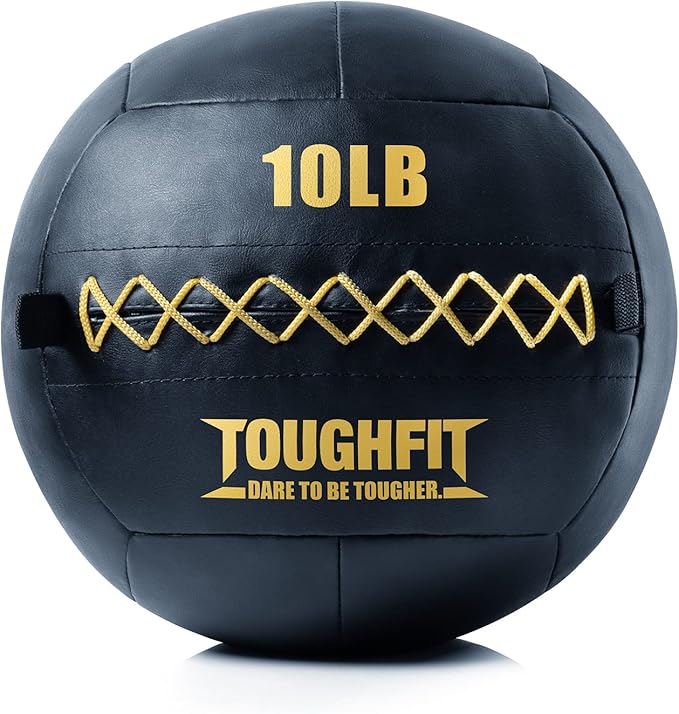 ToughFit Soft Wall Ball - Medicine Ball Set for Cardio Fitness Exercise - Weighted Med Ball for Strength and Conditioning Exercises, Cross Training Lunge, and Partner Toss