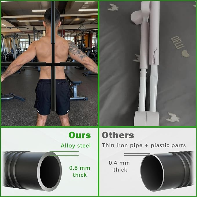 Back Straightener Posture Corrector for Women and Men - 32 Inch Heavy Duty Back Cracker with Anti-Slip and Cushioning Pads - Compatible Back Stretcher for Whole Family