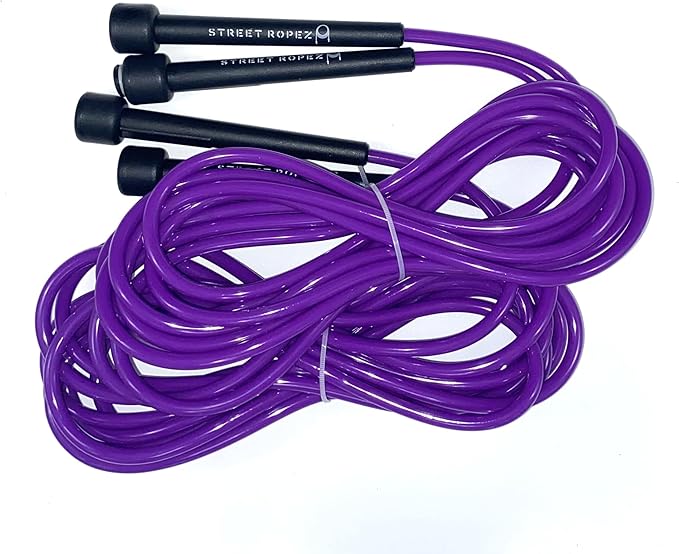 Royalty Double Dutch Jump Ropes (Set of 2) – 14 ft, Heavy-Weight, Tangle-Free, No Doubling Needed, Perfect for Beginners & Pros + Bonus Storage Bag