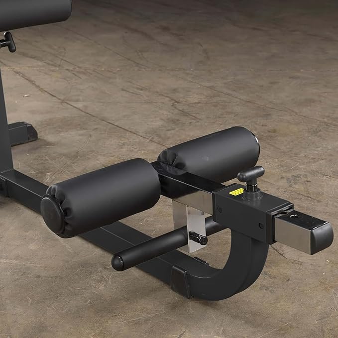 Body-Solid (GCAB360B) CAM Ab and Back Machine - Dual-Function Core and Lower Back Strength Trainer with Adjustable Range-of-Motion