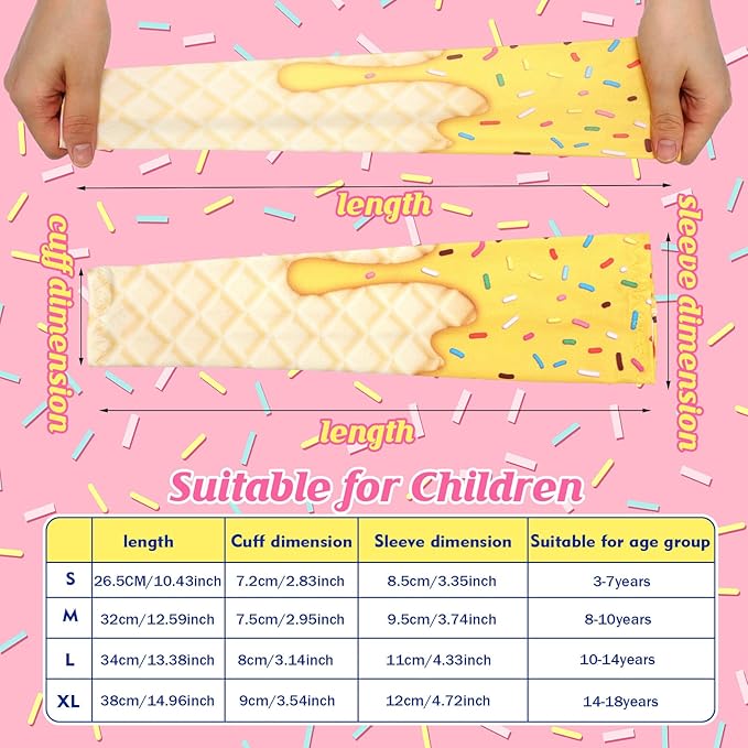Newcotte 12 Pairs Arm Sleeves for Kids Compression Football Baseball Arm Sleeve Youth UV Protection Breathable Cooling Sleeve