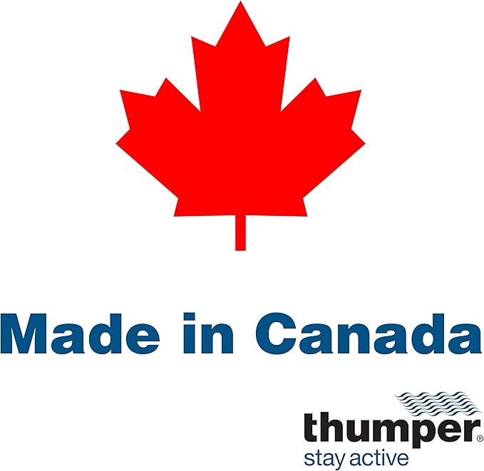 Thumper Sport Percussive Massager - Deep Tissue Home use Massage for Muscles, Back, Shoulders, Neck, Legs, arms. Portable Therapy Action Electric Handheld Massager with Long Handle