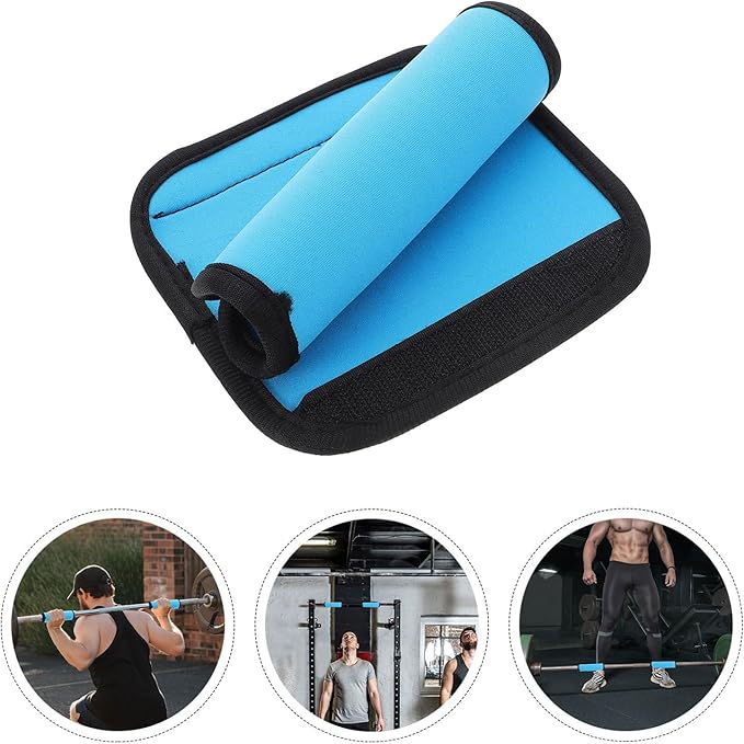 Barbell Pad 2pcs: Pull up Grips Dumbbell Handle Grips Foam Cover Fat Dumbbell Handle Wrap Sleeve, Anti-slip Strength Training Cover For Horizontal Bars
