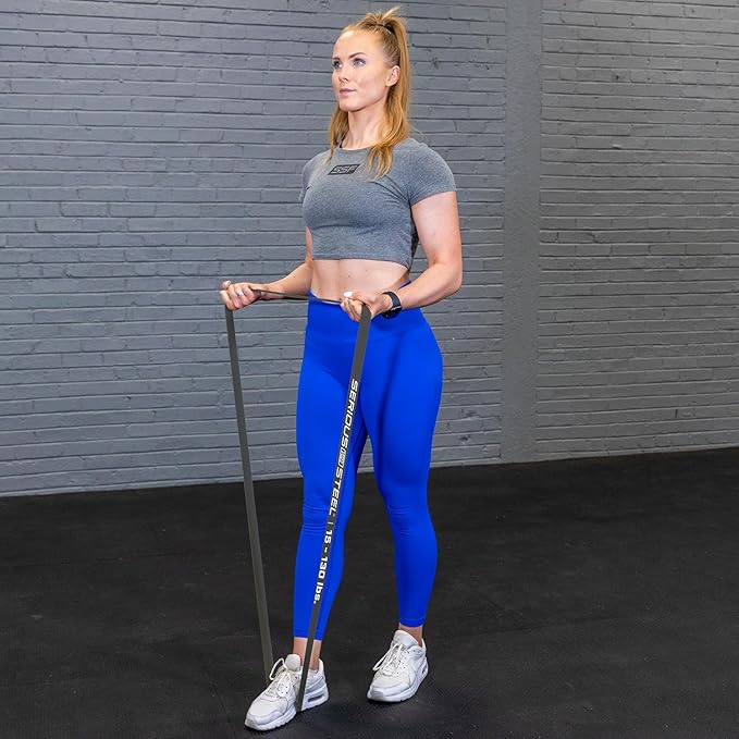 Serious Steel Fitness Non Latex (Latex Free Resistance Bands) Resistance Bands Exercise Bands | Use for Pull-Ups, at Home Workouts, Strength Training and Resistance Training(41" Sets)
