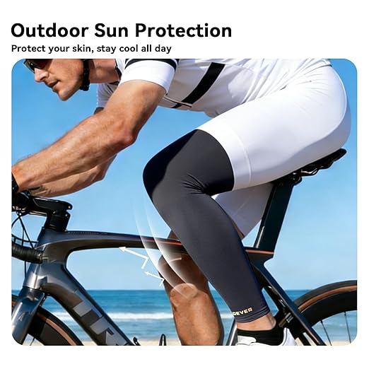 Copper Leg Compression Sleeve for Men & Women [360° Full Compression & Copper Infused] Knee Stabilizer Brace for Meniscus Tear, ACL, MCL, Arthritis & Joint Pain Relief, Calf & Thigh Support for Running