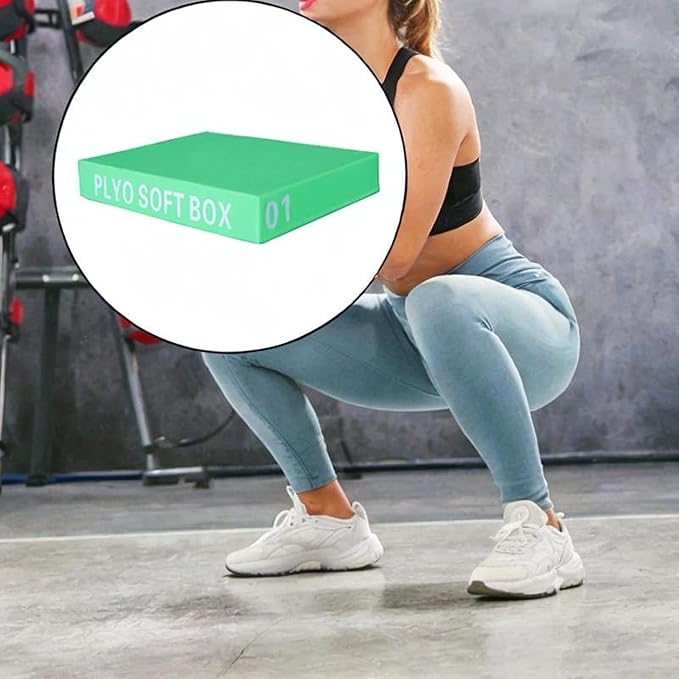 kowaku Jump Box Step up Box Plyometric Jump Box Heavy Duty Versatile Plyo Box Agility Box for Jumping Workout Skipping Lunges Squats