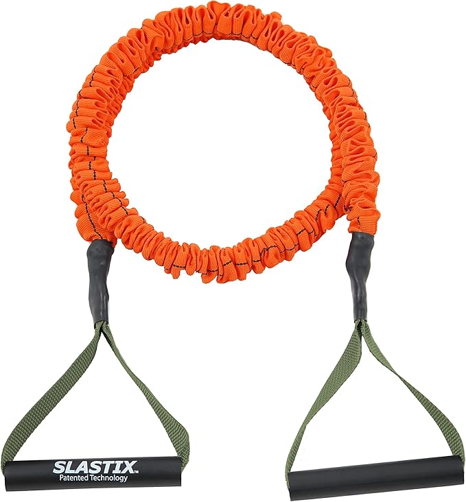 Stroops Slastix Toner Resistance Bands with Handles | Safe Sleeve Exercise Bands for Strength Training, Full Body Workouts, and Home Gym Fitness