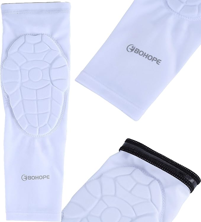 Kids Youth 5-15 Years Padded Arm Knee Sleeve Compression Leg Protective