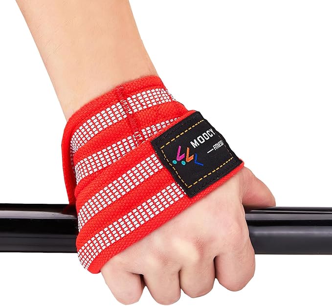 MOOCY Figure 8 Lifting Straps for Deadlift,Weightlifting,Strongman,& Cross Training Strong Weightlifting Wrist Wraps