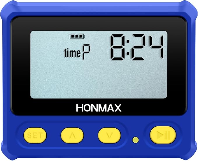 8200 Interval Timer and Stopwatch, Backlight, USB-C Charged, Clock