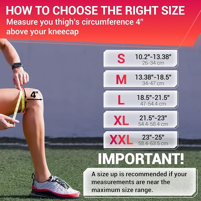 DR. BRACE ELITE Knee Brace with Side Stabilizers & Patella Gel Pads for Maximum Knee Pain Support and knee recovery for men and women-Please Check How To Size Video (Sunrise, Large)